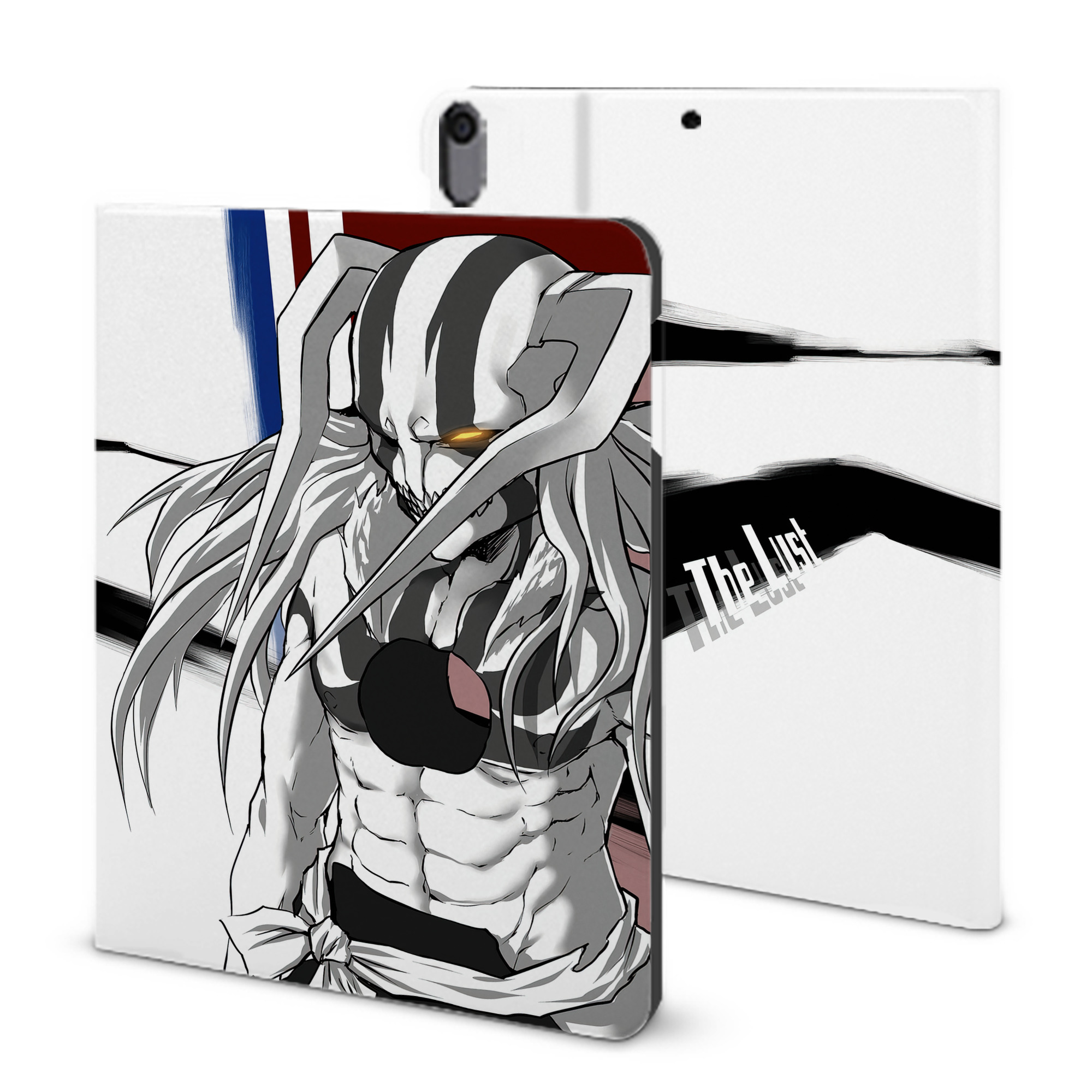 （画像用） ブリーチ BLEACH IPad ケース ブック型 PUレザー TPU 耐衝撃 軽量 薄型 ペン収納なし 全面保護 IPad 各モデル対応